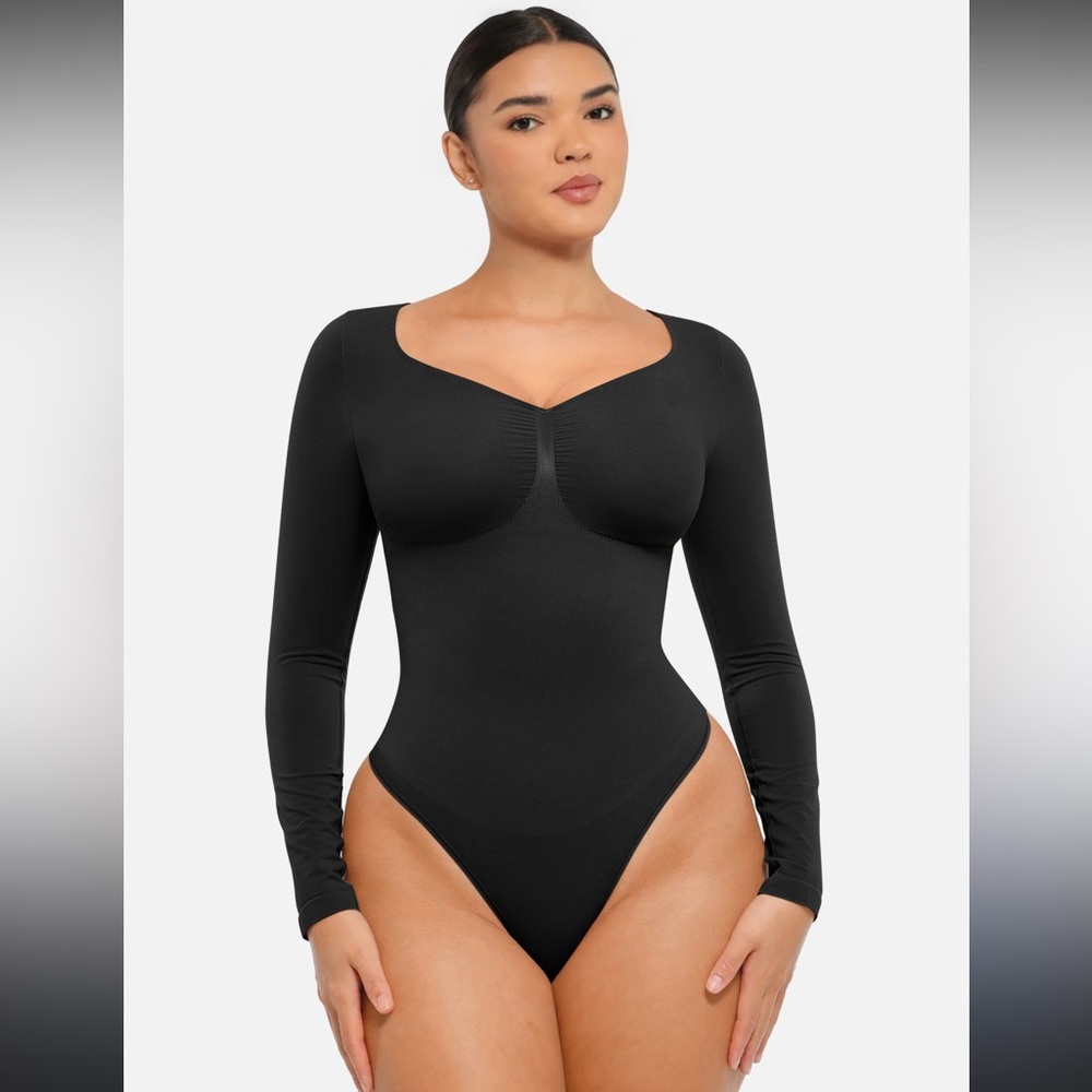 Long Sleeve Tummy Control Thong
Bodysuit | Feelingirl